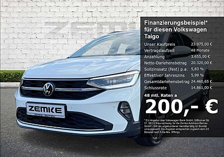 VW Taigo Volkswagen 1.0 TSI Style Navi digitales Cockpit LED Blendfrei