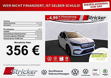 Skoda Enyaq gebraucht kaufen Skoda Enyaq iV80 Sportline 356,-ohne Anzahlung Matrix Wärmepu