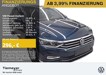 VW Passat Variant Volkswagen 1.5 TSI DSG ELEGANCE AHK NAVI KAM