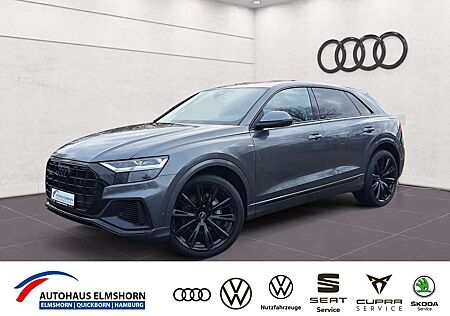 Audi Q8 55 TFSI quattro tiptr. S line PANO AHK KAM 23" AI