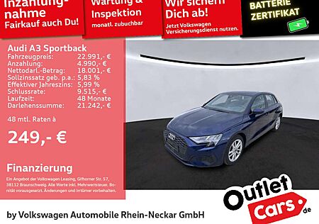 Audi A3 40 TFSIe Stronic LED Navi uvm