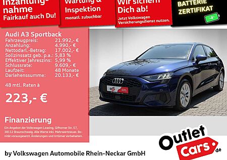 Audi A3 40 TFSIe Stronic LED Navi uvm
