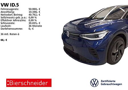 VW ID.5 Volkswagen GTX 4Mo AHK PANO HuD 21
