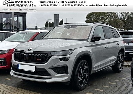 Skoda Kodiaq gebraucht kaufen Skoda Kodiaq 2.0 TSI DSG 4x4 RS Pano AHK Navi 360Kamera Canton
