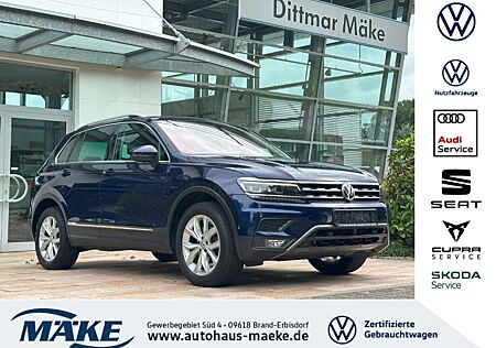 VW Tiguan Volkswagen Highline 2.0TDI DSG 4motion AHV RFK LED PD