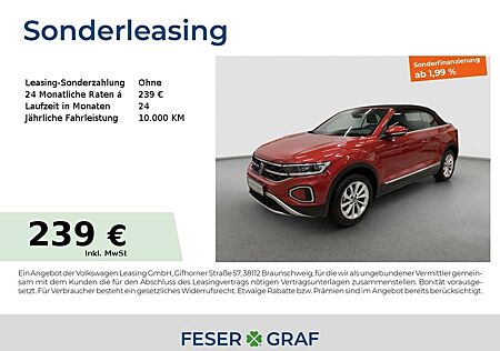 VW T-Roc Volkswagen Cabrio Style 1.0TSI 81 kW 6-Gang ACC LED