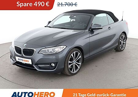 BMW 220d 220 Sport Line Aut.*NAVI*BI-XENON*TEMPO*PDC*SHZ*