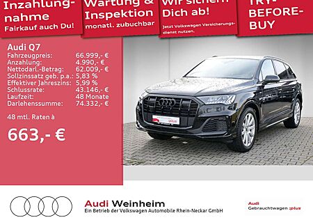 Audi Q7 55 V6 TFSI quattro S-line Black-Paket Matrix-