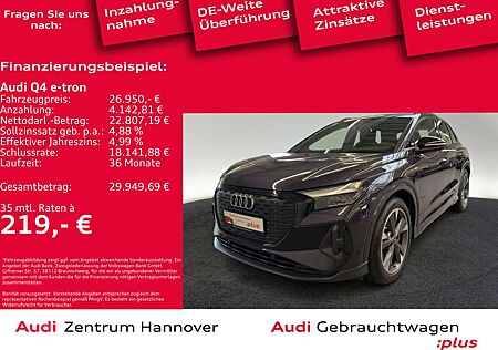 Audi Q4 e-tron 40 AHK Navi 20-Zoll Leder Sportsitze