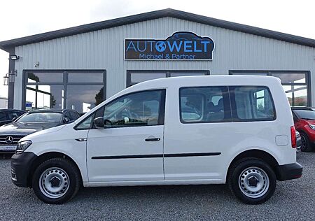 VW Caddy Volkswagen 1.0 102PS 1.HAND lückVW Scheckheft 5Sitzer