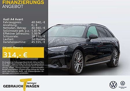 Audi A4 40 TFSI Q 2 x S LINE LM19 KAMERA NAVI+