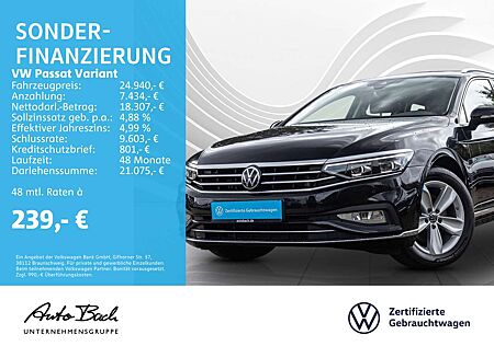 VW Passat Variant Volkswagen 2.0 TDI DSG Elegance, Navi, LED-M