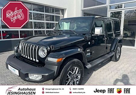 Jeep Wrangler 4xe Sahara Hardtop Navi Soundsystem LED Sperrdiff.
