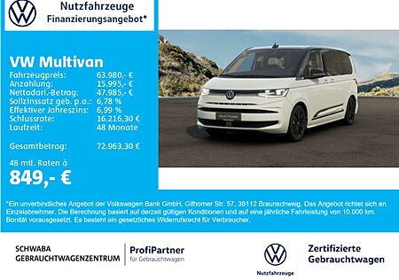 VW T7 Multivan Volkswagen Edition 2,0 TDI DSG *Kurzzulassung*