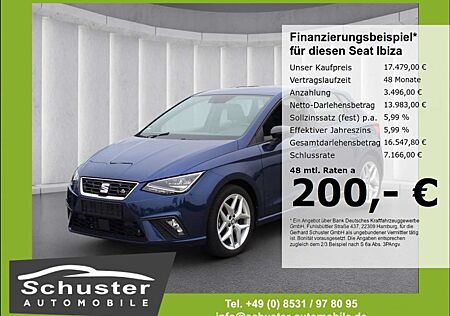 Seat Ibiza FR 1.0TSI*DSG LED ACC Beats Navi R-Kam 17*