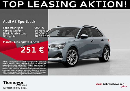 Audi A3 35 TDI ADVANCED LM19 SONOS KAMERA e