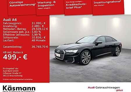 Audi A6 Lim. 50TFSIe qu S line HD-MATRIX ACC 360°