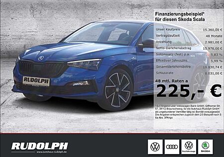 Skoda Scala 1.0 TSI Monte Carlo Navi Keyless Gar. Scheckheft