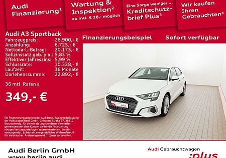 Audi A3 35 TFSI S tr. STDHZG RFK VIRTC LED