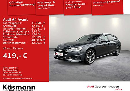 Audi A4 advanced 40TFSI AHK NAV KAM LED GRA