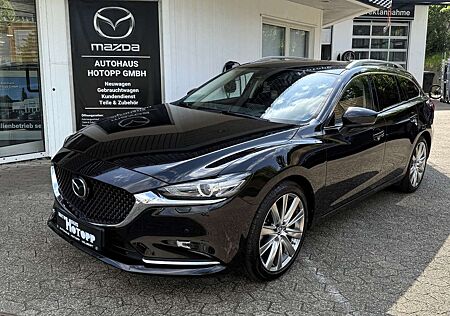 Mazda 6 KOMBI COMFORT-BLACK-PAKET & LEDER & AHK