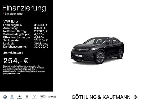 VW ID.5 Volkswagen Pro Performance 150kW*NAVI*KAM*SHZ*Assist*K