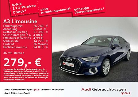Audi A3 35 TFSI S tronic advanced Virtual/N