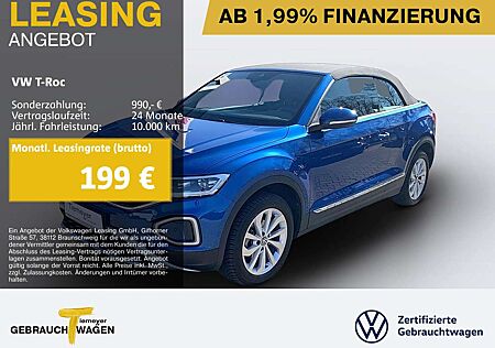 VW T-Roc Volkswagen Cabrio 1.0 TSI STYLE NAVI KAMERA LED+ VIRT