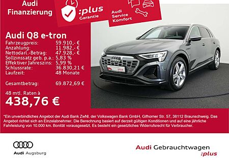 Audi Q8 e-tron 2x S line 55 qu. *ACC*AHK*MATRIX*8fach