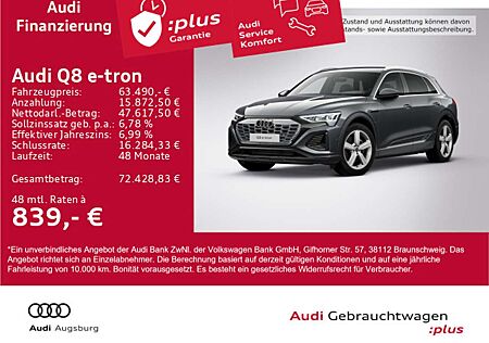 Audi Q8 e-tron 2x S line 55 qu. *ACC*AHK*MATRIX*8fach