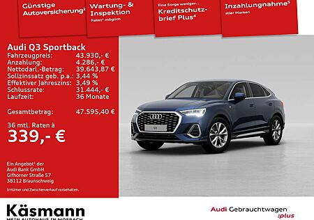 Audi Q3 S line 35TDI LED AHK KAM NAV SHZ