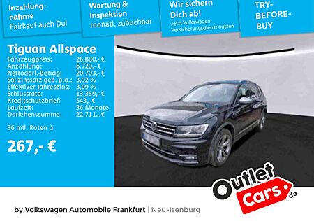 VW Tiguan Allspace Volkswagen 2.0 TDI DSG R-Line Navi AHK LM 1