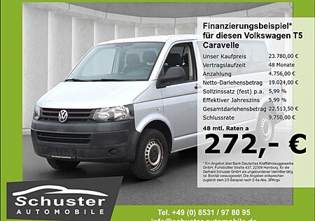 VW T5 Caravelle Volkswagen LR Trendline 9-Sitzer 2.0TDI*Klima