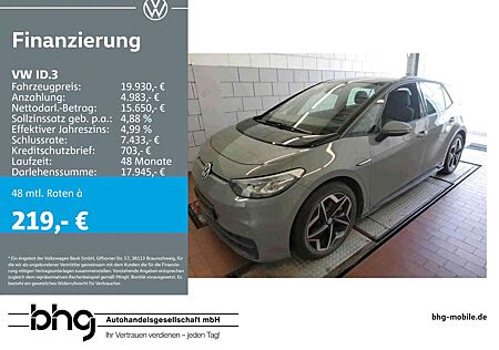 VW ID.3 Volkswagen Performance Upgrade Pure LED Navi connect N