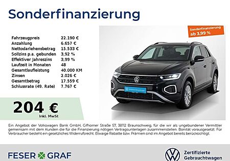 VW T-Roc Volkswagen 1.0 TSI Life Navi LED Sitzhzg Park-Assist