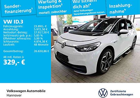 VW ID.3 Volkswagen Pro S Navi LED Kamera PDC SHZ