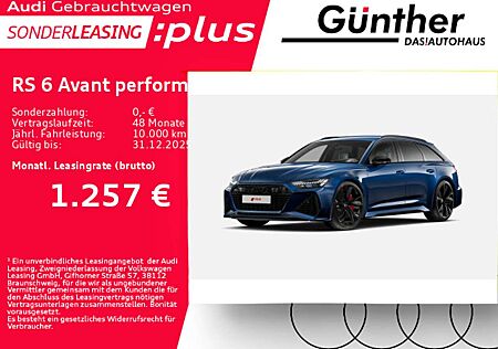 Audi RS6 Avant PERFORMANCE+WINTERRÄDER+AHK+SITZBELÜFT