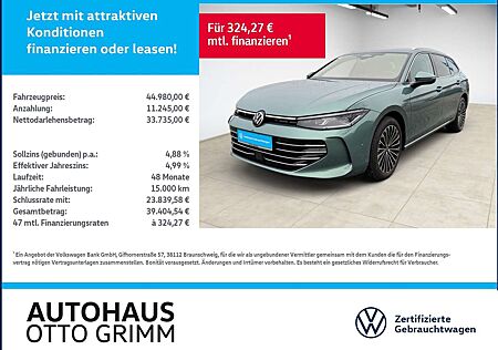 VW Passat Variant Volkswagen 2.0 TDI Elegance DSG Leder Pano