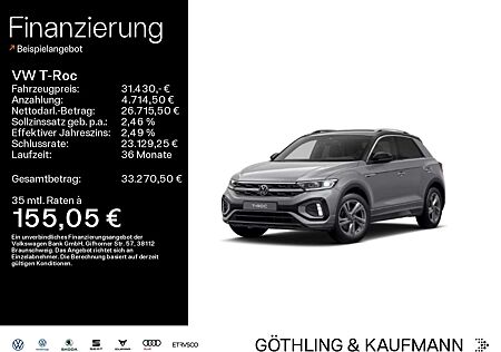 VW T-Roc Volkswagen R-Line 1.5 TSI DSG*NAVI*AHK*KAM*SHZ*17Zoll