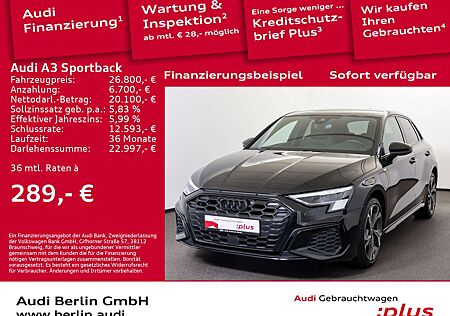 Audi A3 S line 45 TFSI e S tr. MATRIX NAVI