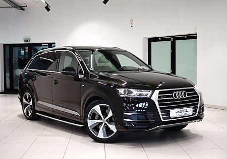 Audi Q7 3.0|S-LINE|7-SITZ|LUFTF.|KAMERA|PANO|MEMMORY|
