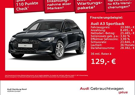 Audi A3 35 TFSI S tronic AHK Sound ACC Cam