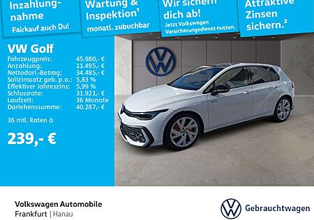 VW Golf GTI Volkswagen Golf VIII 2.0 TSI DSG GTI Navi Panoramadach sitz