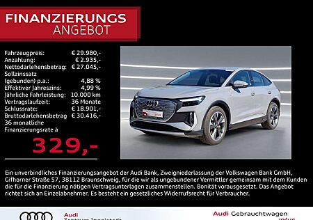 Audi Q4 e-tron Q4 Sportback e-tron 35 S line ACC NAVI Kam. 20"