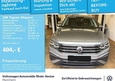 VW Tiguan Allspace Volkswagen 2.0 TDI Life 4Motion Pano AHK Na