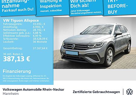 VW Tiguan Allspace Volkswagen 2.0 TDI Life 4Motion Pano AHK Na