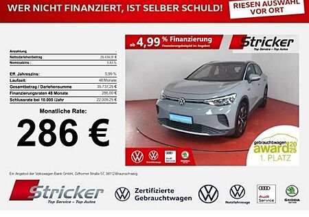 VW ID.4 Volkswagen Pro Performance 150/77 286,-ohne Anzahlung Navi A
