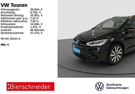 VW Touran Volkswagen 1.5 TSI DSG R-Line Black 7SITZE AHK PANO