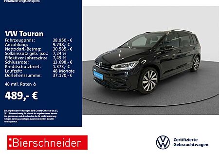 VW Touran Volkswagen 1.5 TSI DSG R-Line Black 7SITZE AHK PANO