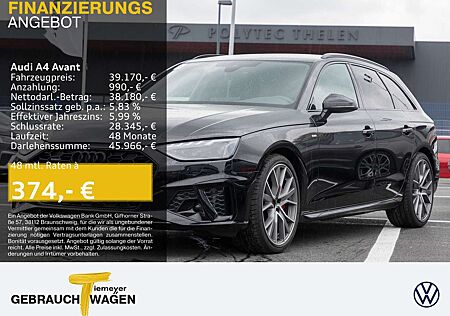 Audi A4 40 TFSI Q 2x S LINE LM19 KAMERA NAVI+ V